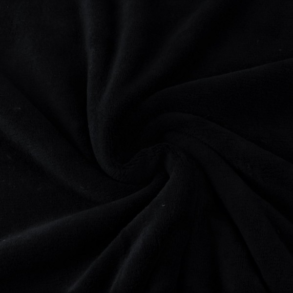 Wellness Kuschelfleece schwarz