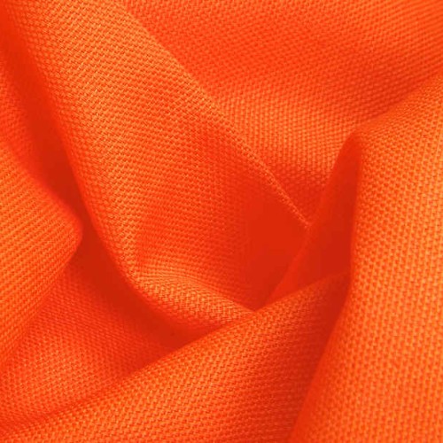 Baumwollstoff Canvas Leinen knallorange