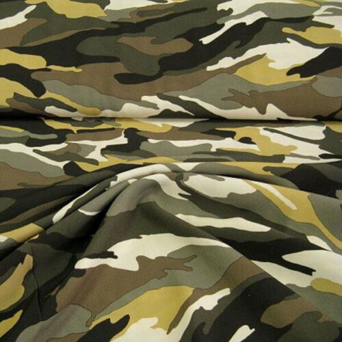 Reststück 3,20m Krepp Camouflage
