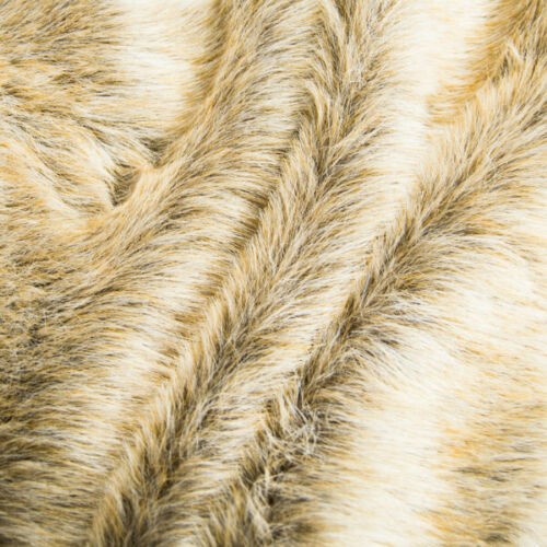 Edelpelz Kunstfell beige braun